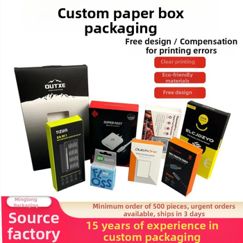 Kartondoboz csomagoláshoz, összecsukható karton, 350 g, UV nyomtatás, logóval testreszabható