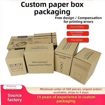 Kartondoboz csomagoláshoz, összecsukható karton, 350 g, UV nyomtatás, logóval testreszabható