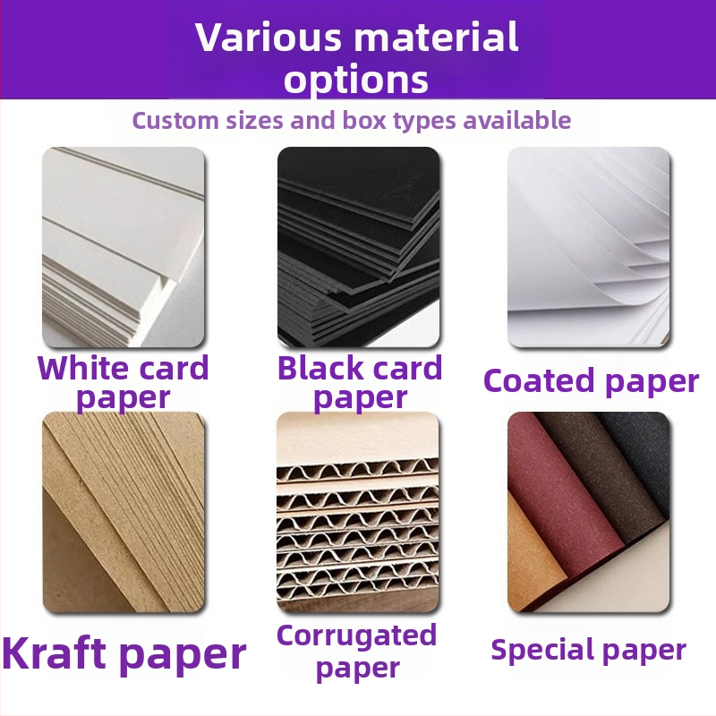 Individuāla iepakojuma kastīte - 230gsm papīrs, logotipa drukāšana ir pieejama, pilnīga pielāgošana, vairāku kastīšu veidi