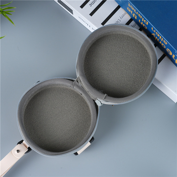 SR-28 sulankstoma apvali EVA akinų dėžutė, nešiojama saugykla, reljefinis paviršius, apkrova 5 kg, pritaikoma