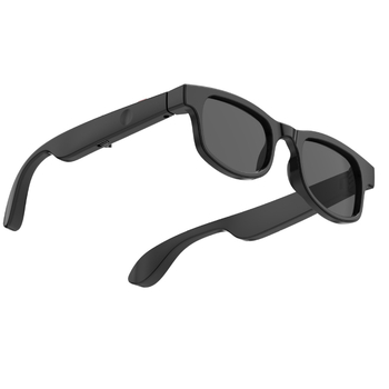 AiMB-V3 Gudrās brilles ar pret zilā gaismas aizsardzību, Bluetooth zvani, AI balss palīgs, maināmas saulesbrilles lēcas