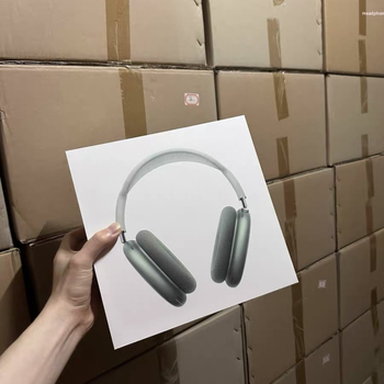 Apple AirPods Max austiņām iepakojuma kārba, modelis TDEJ, dāvanu iepakojums un digitālo mājas ierīču iepakojums