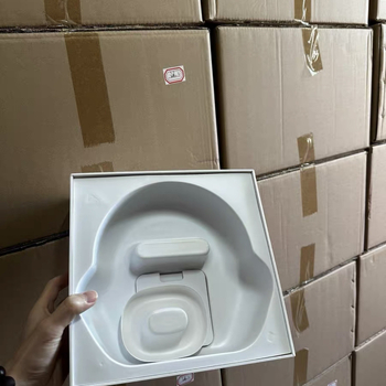 Apple AirPods Max austiņām iepakojuma kārba, modelis TDEJ, dāvanu iepakojums un digitālo mājas ierīču iepakojums