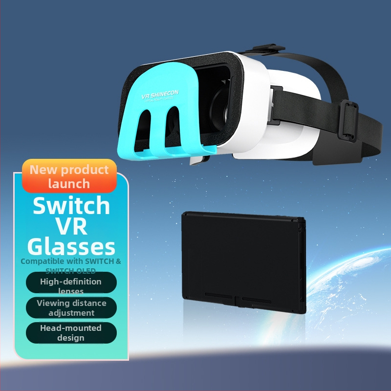 VR brilles Nintendo Switch – 1080p HD, 3D, SC-G11, plastmasas materiāls