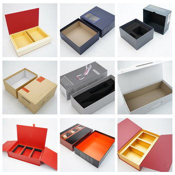 Univerzális csomagoló doboz logónyomtatással, testreszabható, papírkarton 70–250 g, forró nyomtatás, ezüst forró nyomtatás, UV nyomtatás, relief