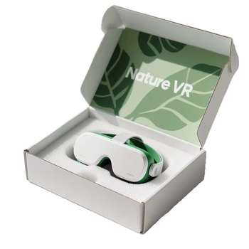 VR akiniai dovanų dėžutė – kartono/papieriaus įpakavimas, ofsetinis spausdinimas, kalta membraninė dėžutė, apkrova 100 g, 3C elektronikos pakuotė