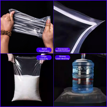 Telefono dėklo pakuotės maišelis, skaidrus PE ZIPLOCK, savarankiškai užsidarantis, sutirštintas laikymui