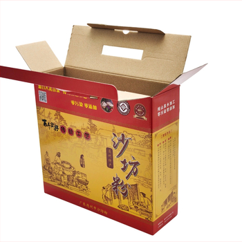 Háromrétegű hullámkarton ajándékdoboz dupla betéttel, 250gsm, hajtogatható, dombornyomás és UV nyomtatás