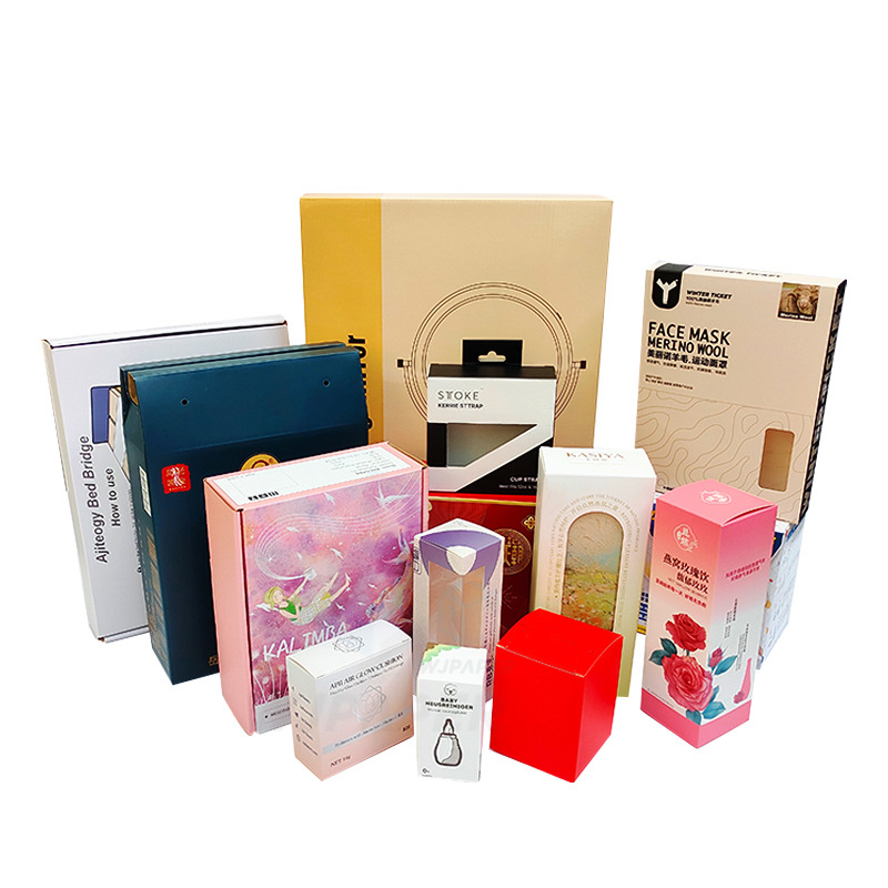 Kozmetikai csomagoló doboz - hajtogatható karton doboz, logónyomtatás, forró bélyegzés, UV nyomtatás, 300 g/m² papír