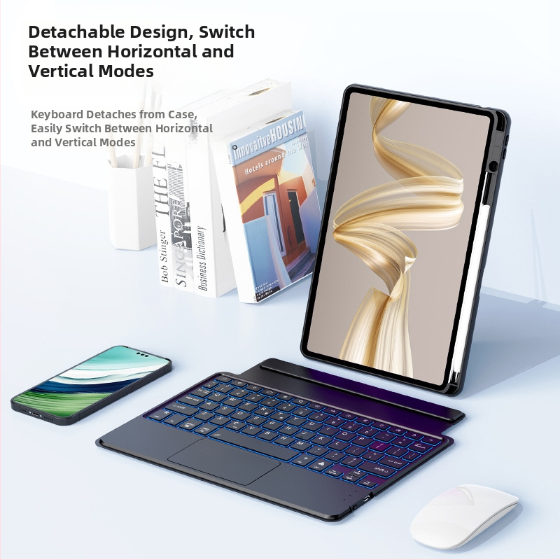 Magnetická odnímateľná Bluetooth klávesnica pre Huawei MatePad Pro 13.2 a Air 12 tablet