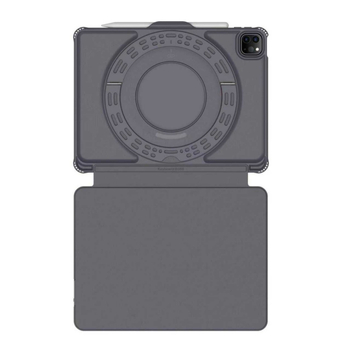 Kućište za tipkovnicu iPad s 360° rotirajućim držačem, magnetski odvojivi dizajn, kožna tipkovnica (Bluetooth; za iPad; 700 g)