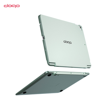 DOQO bežična tipkovnica za iPad — odvojivi podijeljeni dizajn s višestrukim kutovima podešavanja, Bluetooth, Model D