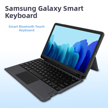 Bezdrôtová Bluetooth klávesnica s magnetickým odnímateľným krytom pre 11-palcový tablet Samsung, ergonómická podpora, rozmery 28,5 × 20,5 × 2,5 cm