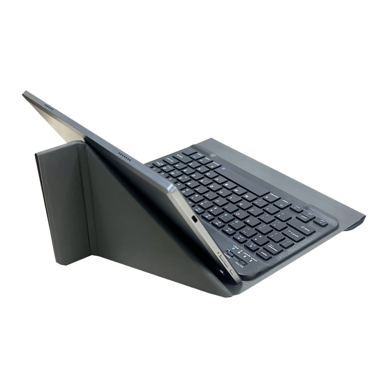 Mágneses Bluetooth tabletes billentyűzet tok, leválasztható vezeték nélküli billentyűzettel, univerzális modell