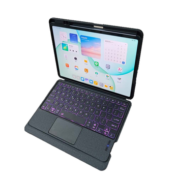 Tastatură Bluetooth fără fir cu husă din piele detașabilă pentru tabletă Xiaomi - model YX006/K22, ergonomic, interfață Bluetooth