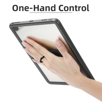 Tablettatartó emelő dizájnnal, univerzális tablettákhoz, egykezes használat