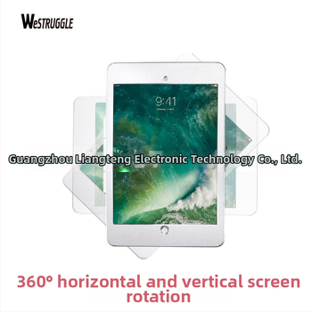 iPadhez készült fémből készen falra szerelhető záras tartó – lopás elleni védelem, asztali forgó állvány