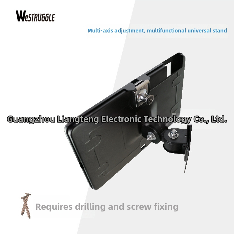 Metāla iPad sienas stiprinājums ar atslēgu – pret zādzību, galddatora pagriezamais statīvs