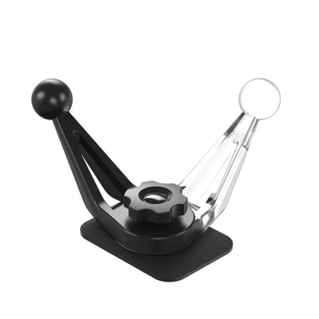 Zamjena glavnog tijela držača za telefon u vozilu – 17 mm univerzalna kuglična glava, ljepilno pričvršćivanje na ploču, 360° rotacija, podesivo