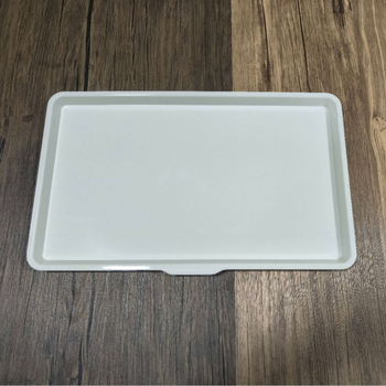 Odtodavna posuda za suđe, četvrtasti plastični kuhinjski organizer, moderan minimalistički stil, solidan uzorak (Plastika • Četvrtasti oblik • Solidan uzorak • Moderan minimalistički)