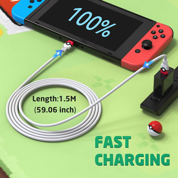 Type-C PD gyors töltés adatkábel, 30W, egy végű, TPE