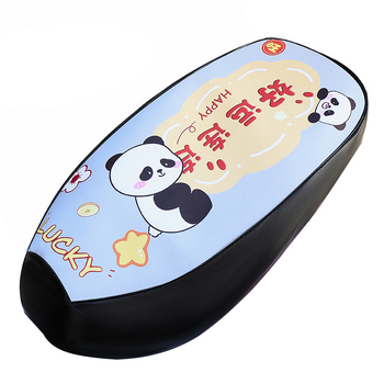 Калъф за седалка на електрически велосипед, PU кожа, пълнеж памук, универсален за всички сезони.