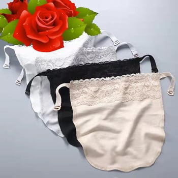 Egyrészes modal anyagú váll nélküli bustier, átlátszatlan csipkés szegéllyel, rövid fazon, expozíció elleni