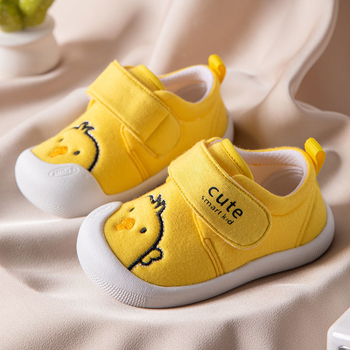 Jesenske tenisice za djecu unisex, 12–36 mjeseci, platneni gornji dio, mekana potplat, protuklizne, zaštita od udara, Velcro zatvaranje