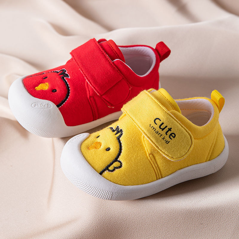 Jesenske tenisice za djecu unisex, 12–36 mjeseci, platneni gornji dio, mekana potplat, protuklizne, zaštita od udara, Velcro zatvaranje
