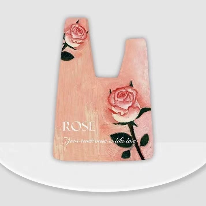 Naiste ringikujuline kott, Hiina stiilis, Oxford kangast, pleatdisain, puuvillane vooder, avatud tasku välisküljel