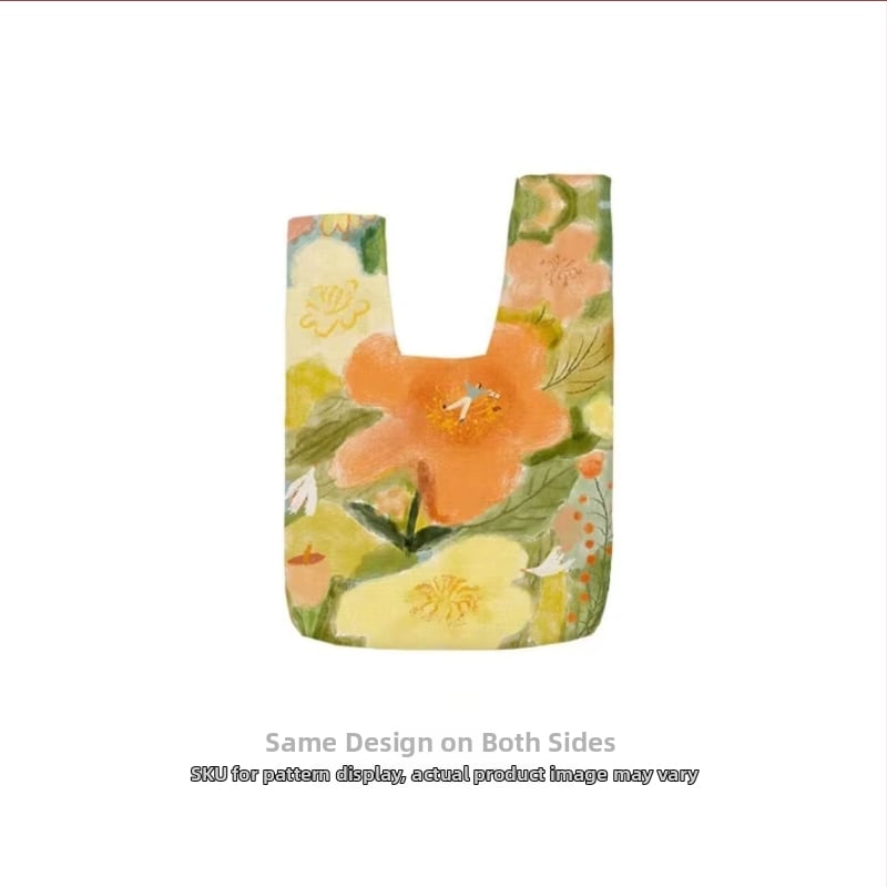 Naiste ringikujuline kott, Hiina stiilis, Oxford kangast, pleatdisain, puuvillane vooder, avatud tasku välisküljel