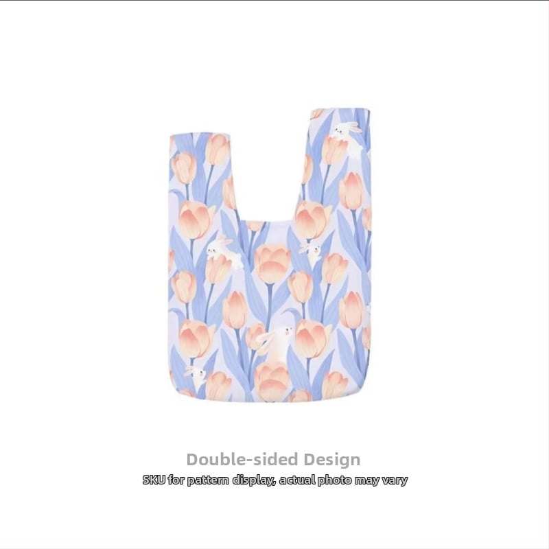 Naiste ringikujuline kott, Hiina stiilis, Oxford kangast, pleatdisain, puuvillane vooder, avatud tasku välisküljel