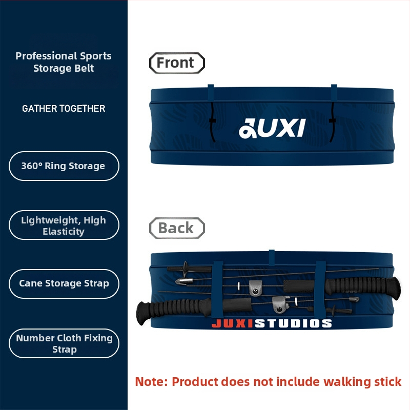 Nylon sporta josta viduklim, elpojoša, ļoti viegla, paplašināma, atstarojoša nakts drošībai, universāla