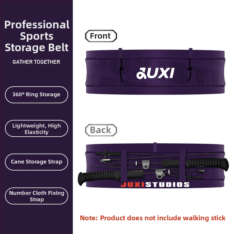 Nylon sporta josta viduklim, elpojoša, ļoti viegla, paplašināma, atstarojoša nakts drošībai, universāla