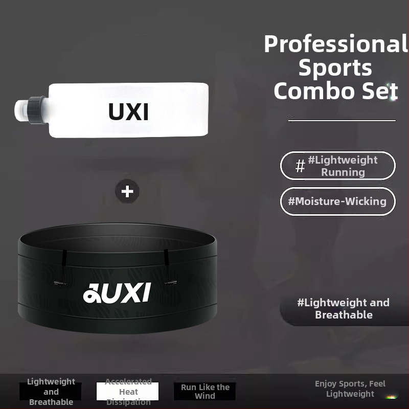 Nylon sporta josta viduklim, elpojoša, ļoti viegla, paplašināma, atstarojoša nakts drošībai, universāla