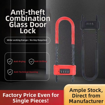 U-veida parolēta atslēga veikalam, divām durvīm – pret zādzību, dzelzs korpuss; Tips: kombinācijas atslēga; Modelis: Cits; Pielietojums: Cits