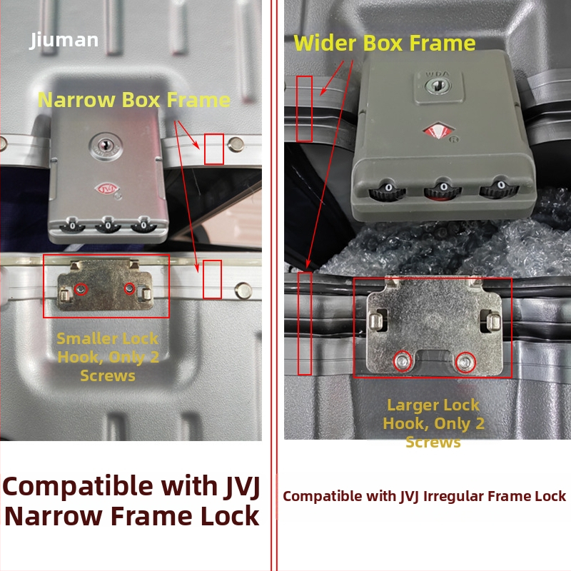 Bagāžas paroles slēdzene – aizvietojama sprādze kufriem un ratiem