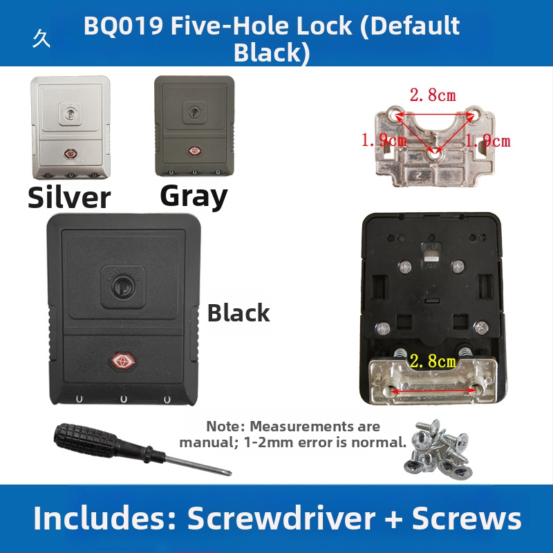 Bagāžas paroles slēdzene – aizvietojama sprādze kufriem un ratiem