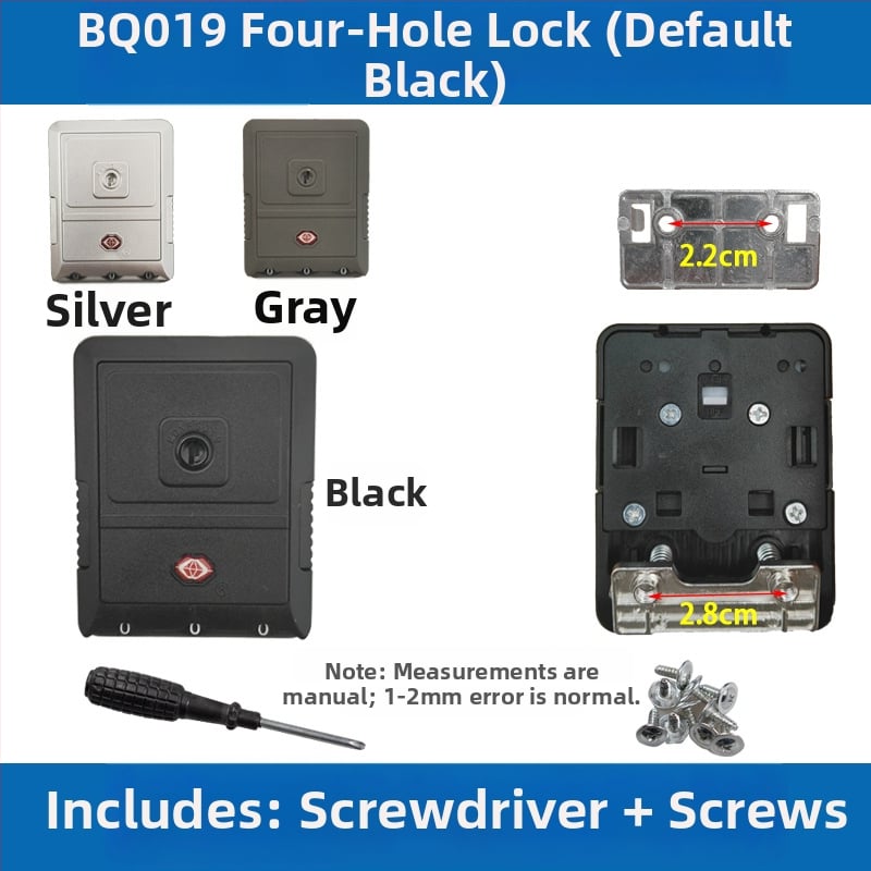 Bagāžas paroles slēdzene – aizvietojama sprādze kufriem un ratiem