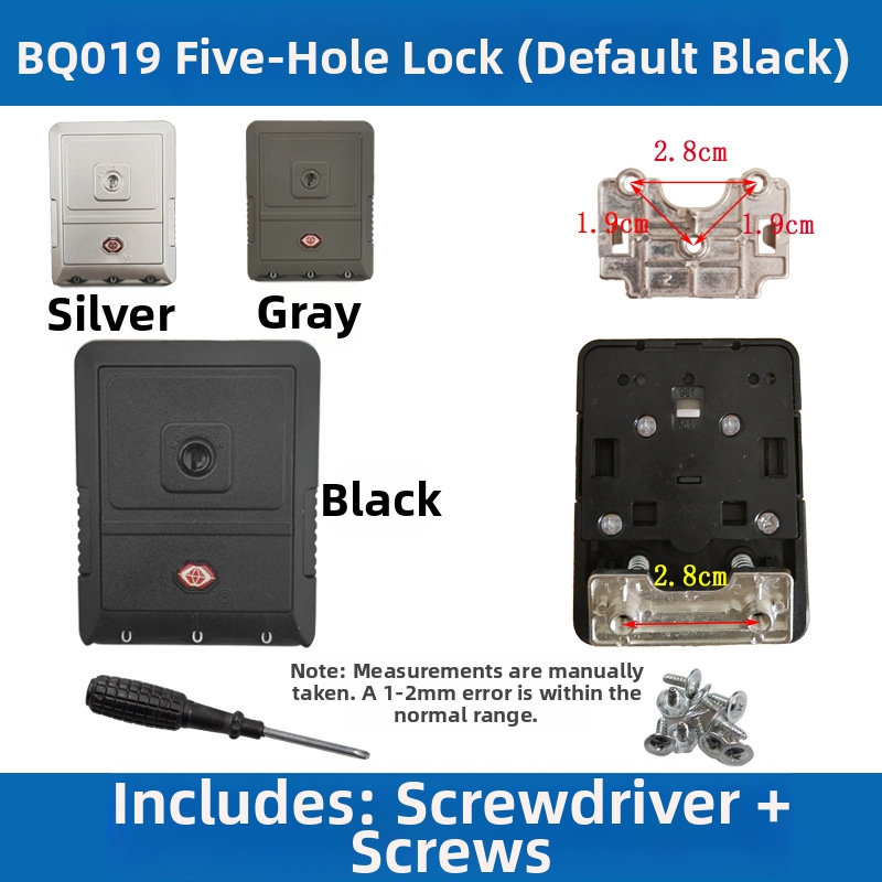 Bagāžas paroles slēdzene – aizvietojama sprādze kufriem un ratiem