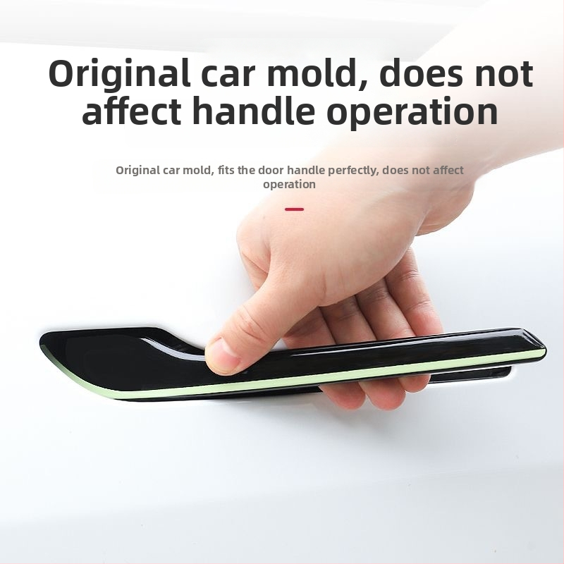 Tesla uksekäepideme kleepsud – epoksüline anti-kollisiooniliim, sobib Model 3/Y, pärit Guangzhou