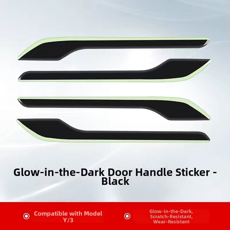 Tesla uksekäepideme kleepsud – epoksüline anti-kollisiooniliim, sobib Model 3/Y, pärit Guangzhou