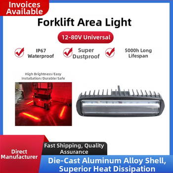 Targonca figyelmeztető lámpa, 13W, 10-80V, 2800 lm, alumínium ötvözet, modellek R03/B03
