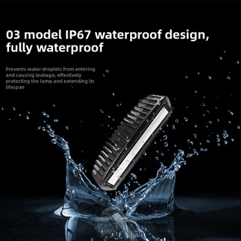 Targonca figyelmeztető lámpa, 13W, 10-80V, 2800 lm, alumínium ötvözet, modellek R03/B03