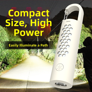 CLOWICSR Kültéri LED zseblámpa – újratölthető, szuper fényes, hosszú hatótáv, kompakt hordozható sátorvilágítás