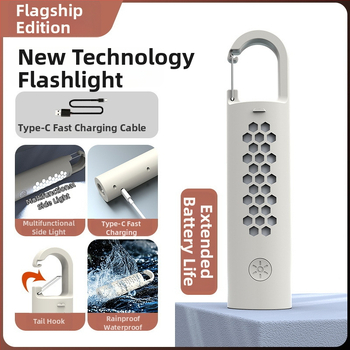 CLOWICSR Kültéri LED zseblámpa – újratölthető, szuper fényes, hosszú hatótáv, kompakt hordozható sátorvilágítás