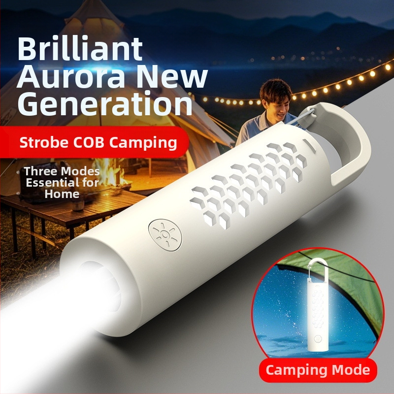 CLOWICSR Kültéri LED zseblámpa – újratölthető, szuper fényes, hosszú hatótáv, kompakt hordozható sátorvilágítás