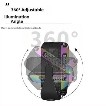 LED kempinga lukturs ar uzlādējamu akumulatoru, 5W, 3.7V, nospiežams slēdzis