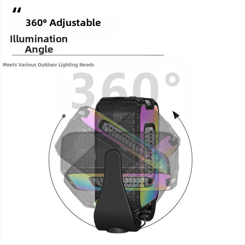 LED kempinga lukturs ar uzlādējamu akumulatoru, 5W, 3.7V, nospiežams slēdzis