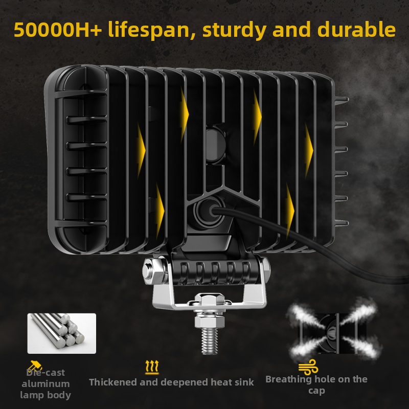 LED darba gaisma inženierijas transportlīdzekļiem – 40W, 9-32V DC, 5700–6000K, 50 000 h, 6063 alumīnijs